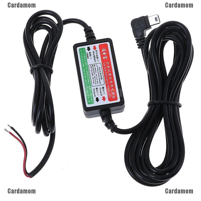 (hàng Mới Về) Bộ Dây Cáp Usb Mini Cho Máy Quay Hành Trình Dvr 12v / 24v Sang 5v Cho Xe Hơi | BigBuy360 - bigbuy360.vn