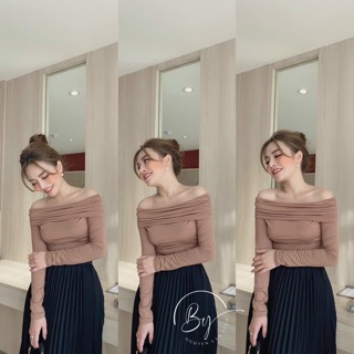 Áo thun trễ vai body