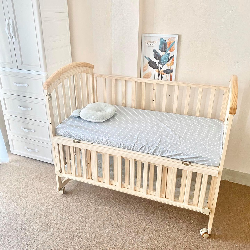 Đệm bông ép nôi cũi, kích thước 60x115cm cho bé