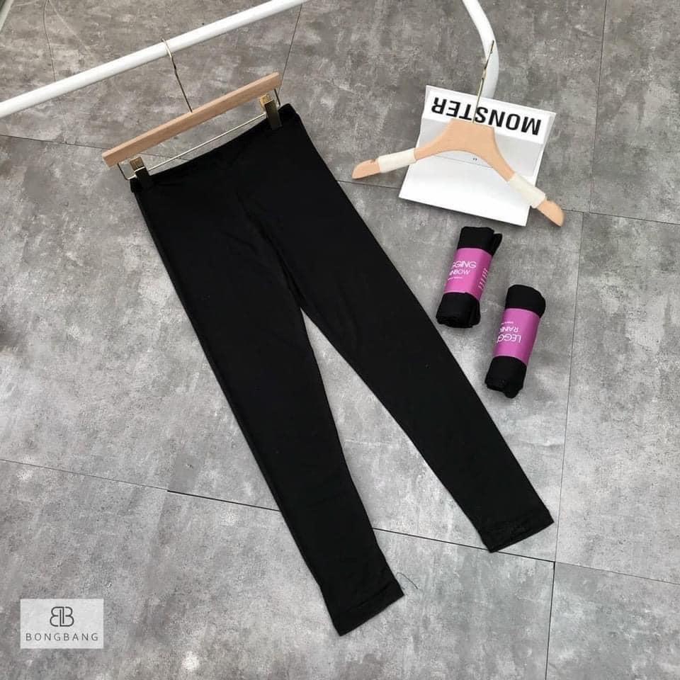 Quần legging nữ dài nâng mông lưng cạp cao giữ nhiệt legging thun ôm bó vải dày dặn bigsize thời trang Sang Choảnh