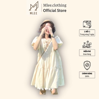 Đầm Babydoll Nữ Dáng Ngắn Chất Đũi Lụa Mlee.Clothing Q083
