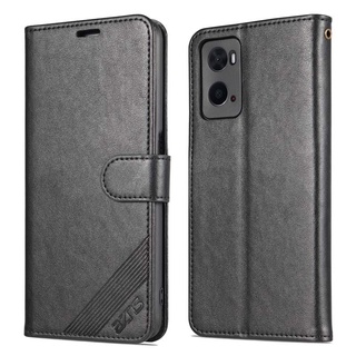 Ốp Điện Thoại Da Pu Kiểu Ví Lật Mềm Cho OPPO A36 A76 4G A96 5G Reno 7Z Reno7Z