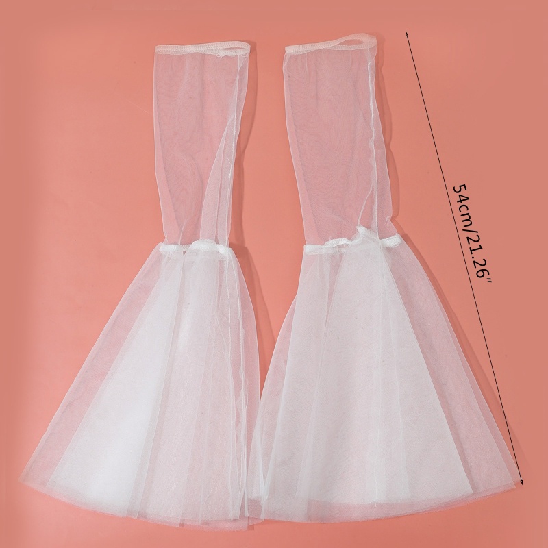 Găng Tay Lái Xe Dài Hở Ngón Phối Ren Che Phủ Thời Trang Mùa Hè Cho Nữ