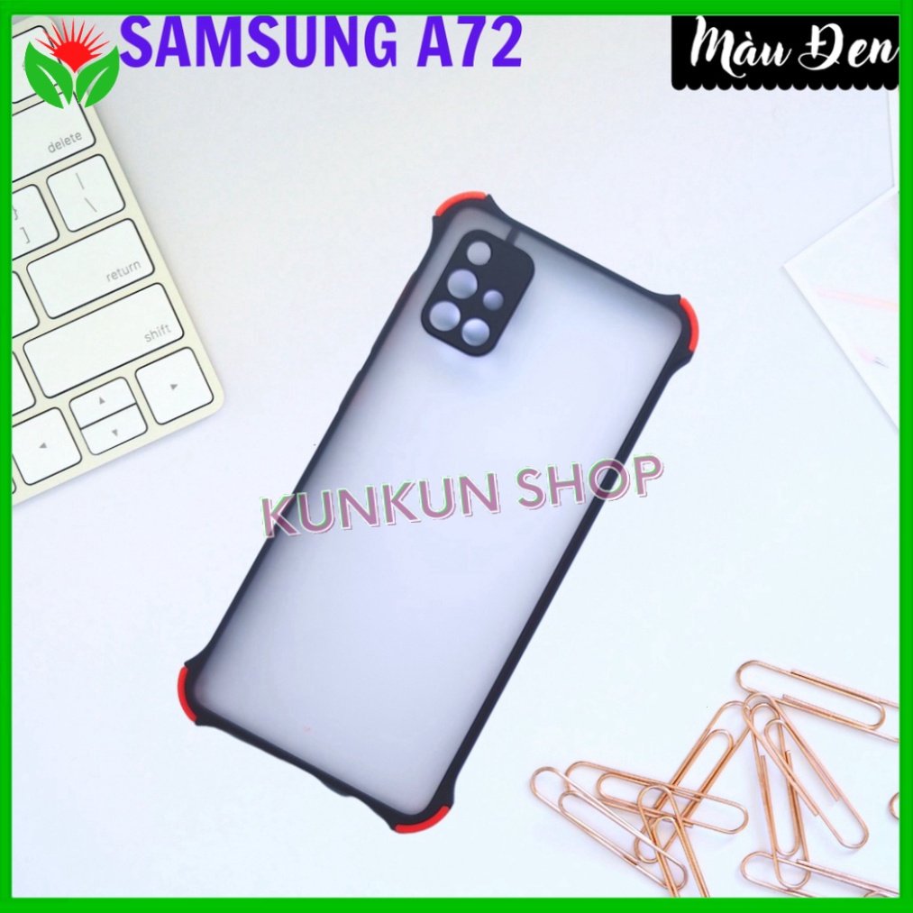 ⚡Bảo vệ Camera⚡Ốp lưng Chống sốc cho Samsung A71/ A72 - Chất liệu Nhám Cao cấp - Chống va đập.