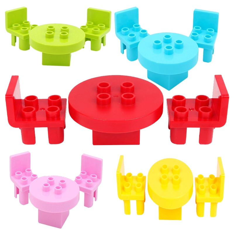 Bộ Đồ Chơi Lắp Ráp Mô Hình Ghế Ngồi Cho Bé