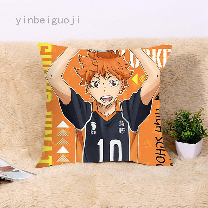 Vỏ Gối In Hình Haikyuu Hai Mặt 45cm Pw2150