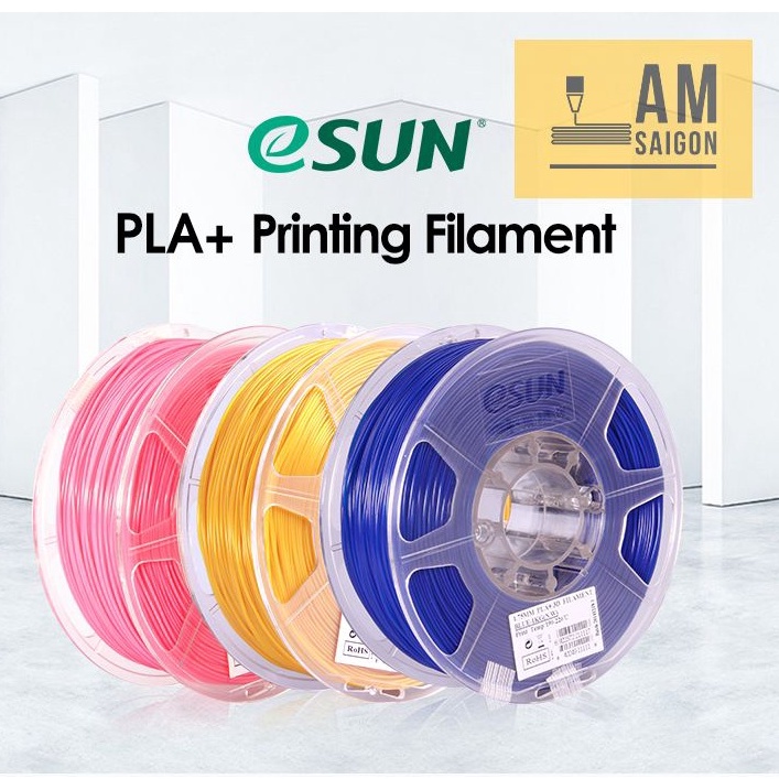 Nhựa In 3D cao cấp thương hiệu eSUN PLA+, PLA 1.75mm 1kg chất lượng cao