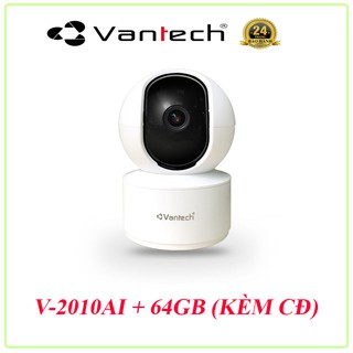 Camera wifi 2mp vantech v-2010ai tặng thẻ 64gb