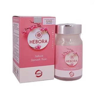 Viên uống thơm cơ thể Hebora Samira Damask Rose Nhật 60 viên