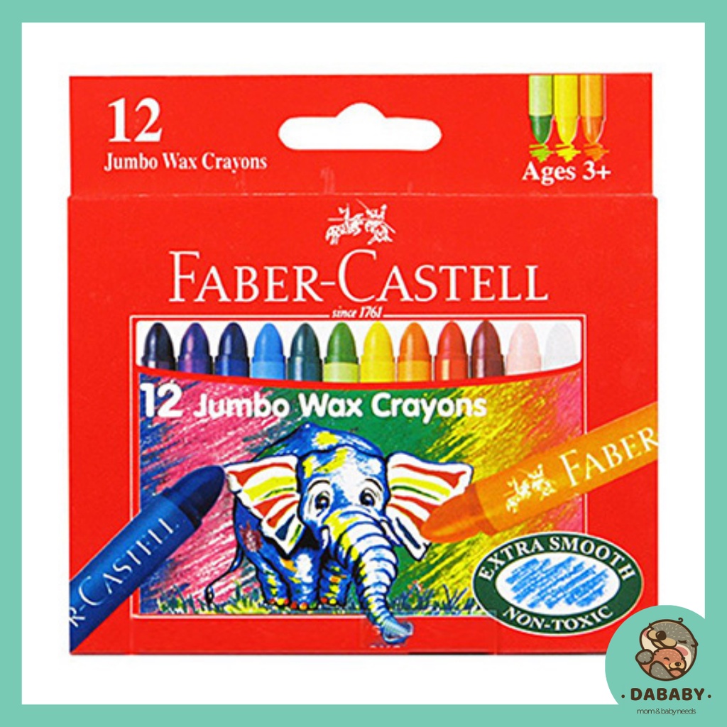 Bút sáp màu phù hợp cho bé bắt đầu học tô màu Faber-Castell
