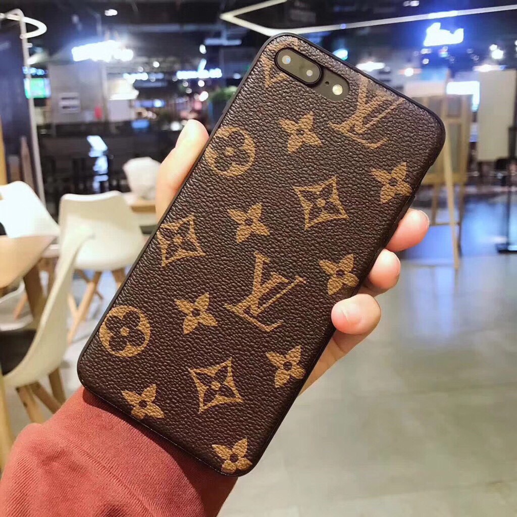 Ốp Lưng Iphone Silicon Dẻo LV Họa Tiết - Ốp Da In Hình Sang Chảnh 7plus/8plus/x/xs/11/12/13/14/pro/max/plus