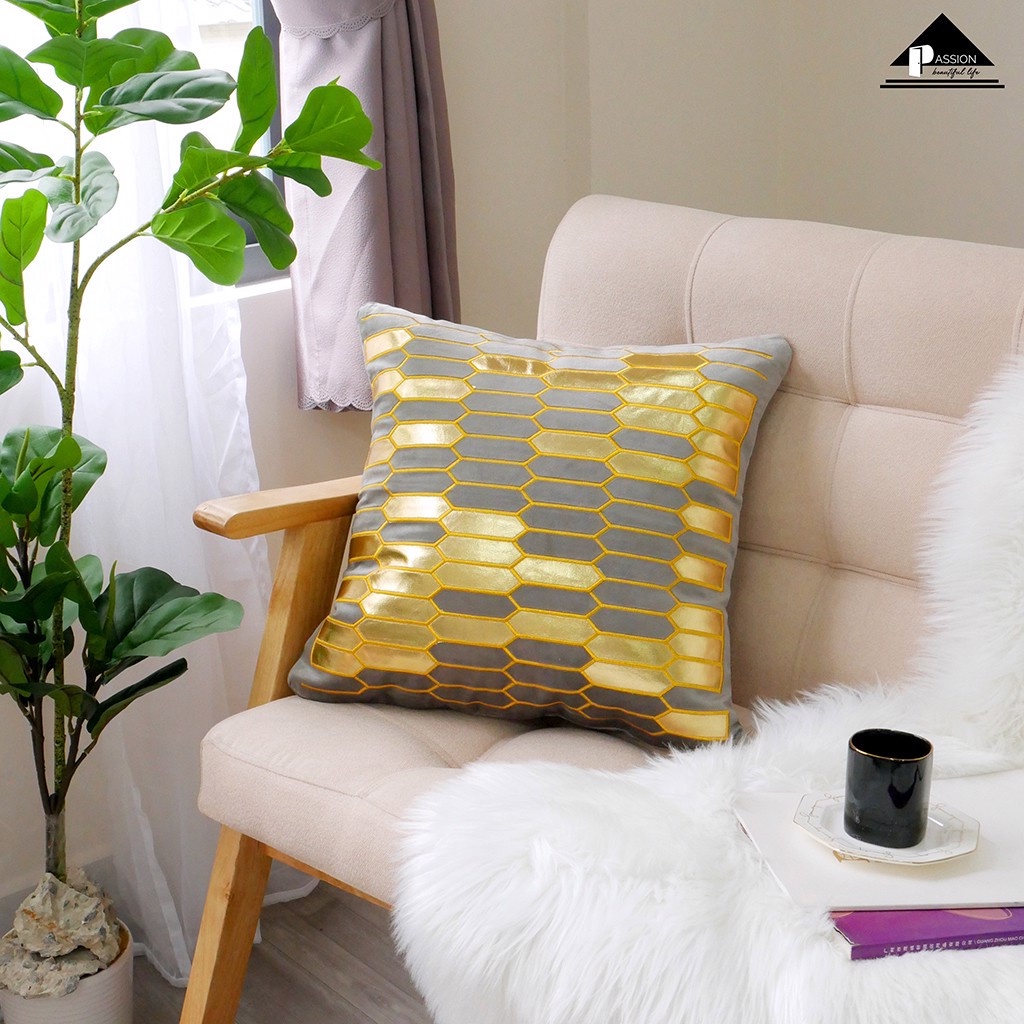 Gối Tựa Lưng Trang Trí Sofa Ánh Thạch Anh 9396