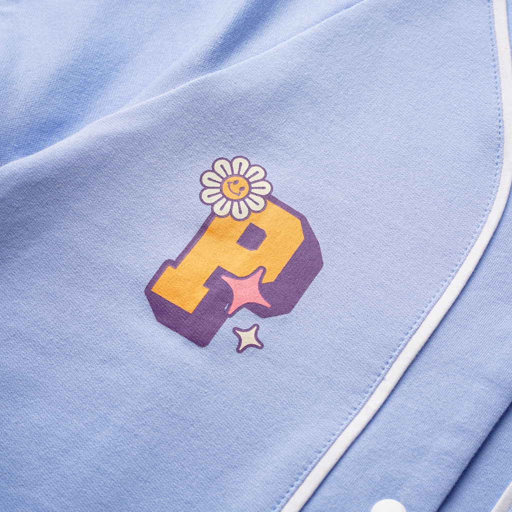 Quần áo trẻ em, Áo sơ mi bóng chày Pumpkid cho bé trai và bé gái cộc tay chất cotton