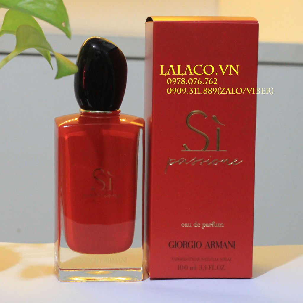 [ 30ml/100ml ]Nước hoa Nữ Giorgio Armani Sì Passione - Sì đỏ hàng Pháp