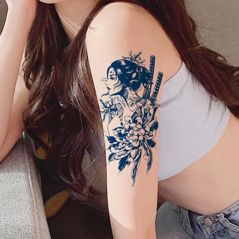 【SIYA Magic Tattoo】Hình Xăm Dán Tạm Thời 15 Ngày Chống Nước 18CM*11CM