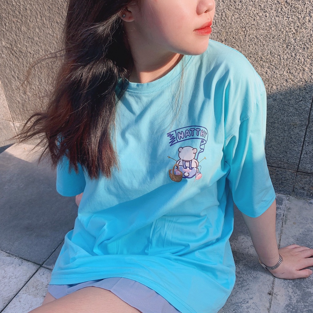 Áo Thun Natthy Donut Tee - Blue - Unisex