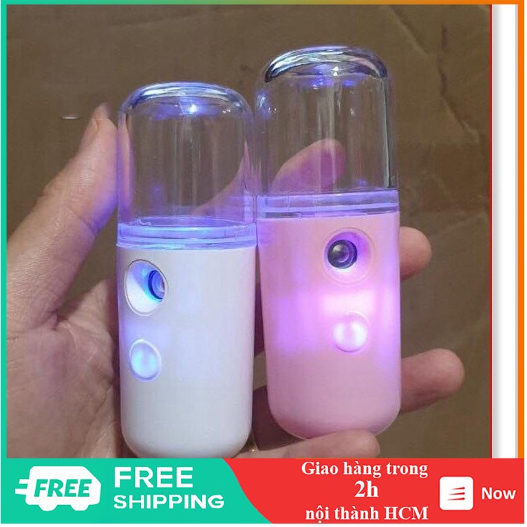 Máy xịt khoáng nano kích thước nhỏ gọn sạc usb tiện lợi - KD0267