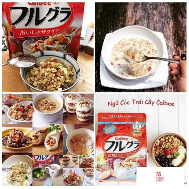 Ngũ cốc Calbee 750g Nhật Bản