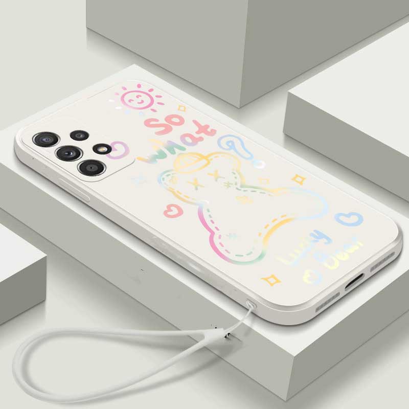 Ốp Điện Thoại Tpu Hình Gấu Cho Samsung Galaxy A53 A33 A13 Note 10 Lite Note 20 20 Ultra S10 Plus A81