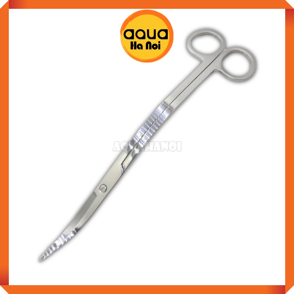 Kéo lượn sóng cắt tỉa cây thủy sinh Jusuo - inox không gỉ - 25cm