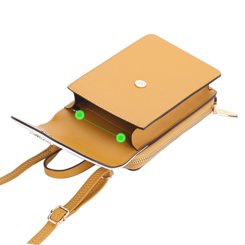 Túi Da Đeo Chéo Đựng Điện Thoại Tiện Lợi Ví