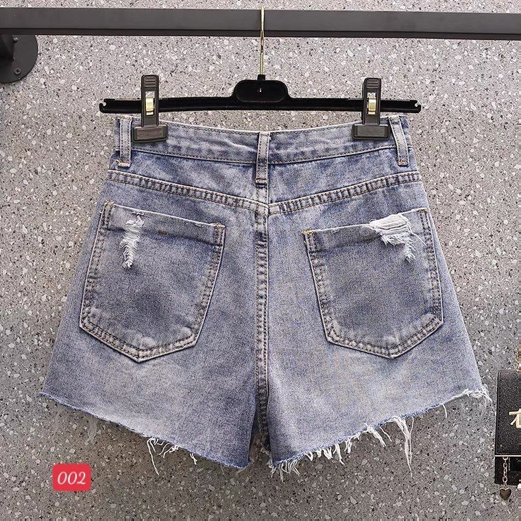 Quần short jean nữ ngố cao cấp - chất denim vải xịn Lady-Hn Store88 z2