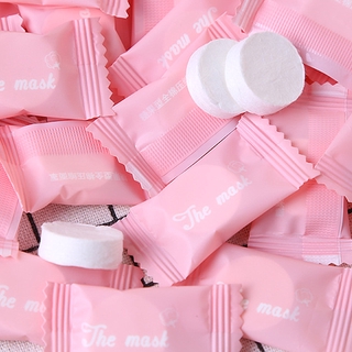 [Hàng mới về] Set 20 / 10 Khăn Mặt Dạng Nén Sử Dụng Một Lần Tiện Dụng