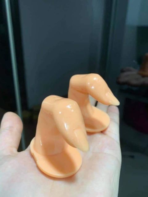 Ngón tay giả học làm móng,tập vẽ,tập dũa from móng gel ,bột