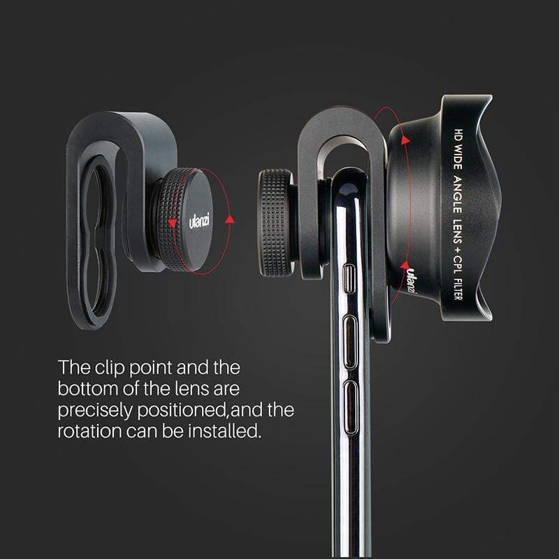 ULANZI 16MM WIDE ANGLE LENS - Lens Góc Rộng Kèm Filter CPL Dành Cho Điện Thoại - Hàng Chính Hãng