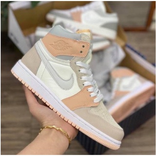 giày thể thao nam nữ sneaker JD màu hồng đất milan cổ cao cổ thấp hot