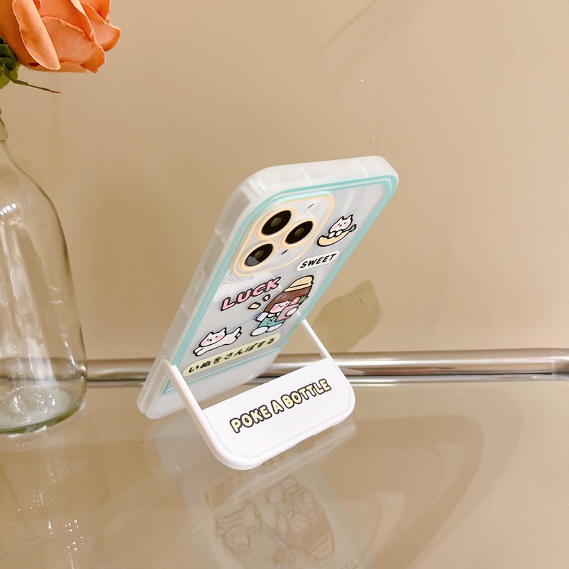 Ốp lưng iphone Ốp Điện Thoại Có Giá Đỡ Ẩn Cho iphone14Promax 13 / 11 / 12Pro xr / 7 / 8plus Dinuo case