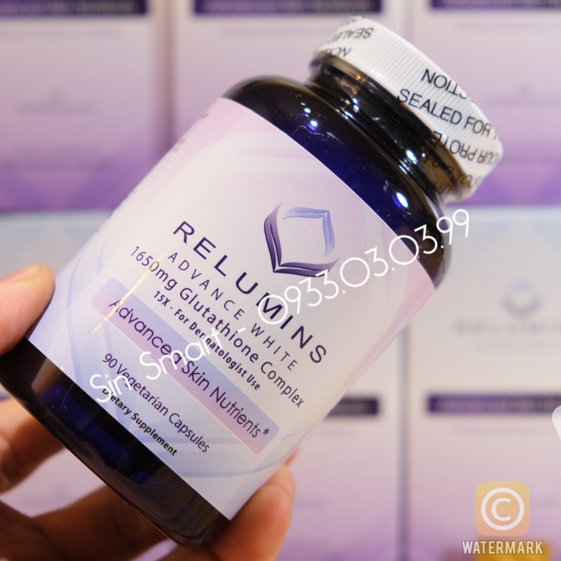 Viên Uống Trắng Da Relumins Advance White 1650mg 15X