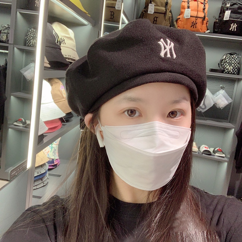 Mũ beret nữ nỉ màu trơn phong cách Anh thời trang mùa đông