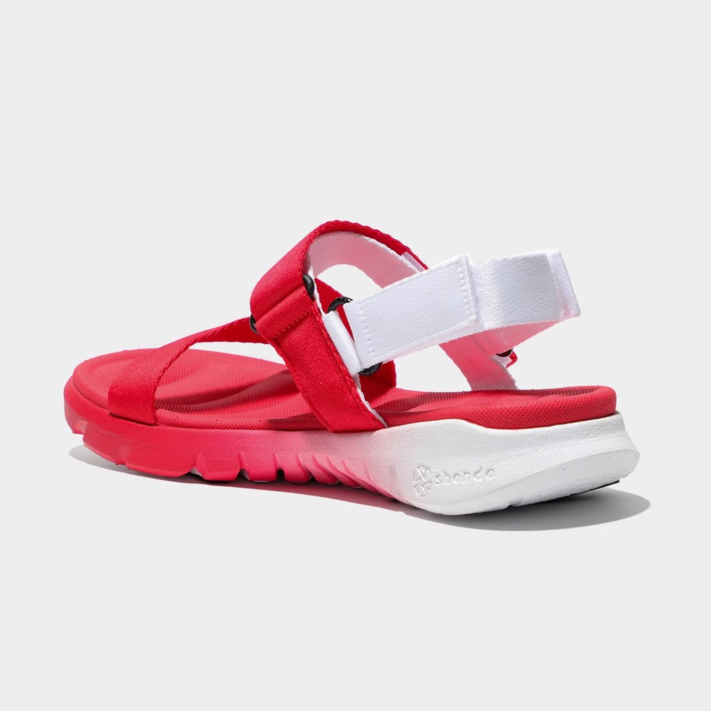 Giày sandal Shondo F6 sport ombre đế đỏ trắng F6S0660