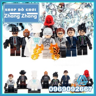 Xếp hình mô hình Red Hood - White Lantern - James Gordon - Strange - Nygma - Bullock - Penguin Minifigures POGO PG8070