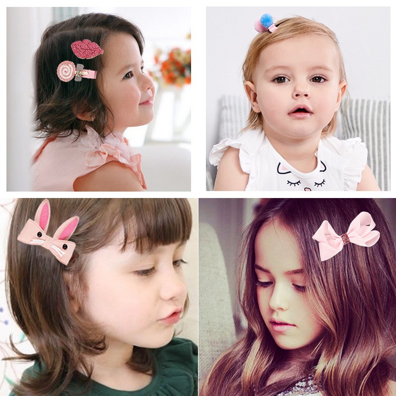 Set cột tóc, kẹp tóc 18 chi tiết mẫu xinh xắn , so cute cho bé gái - Culi accessories