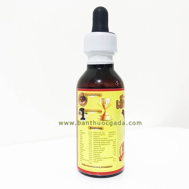 60ML THUỐC BỔ VÀNG PHỤC HỒI GÀ ỐM, TÁI MẶT