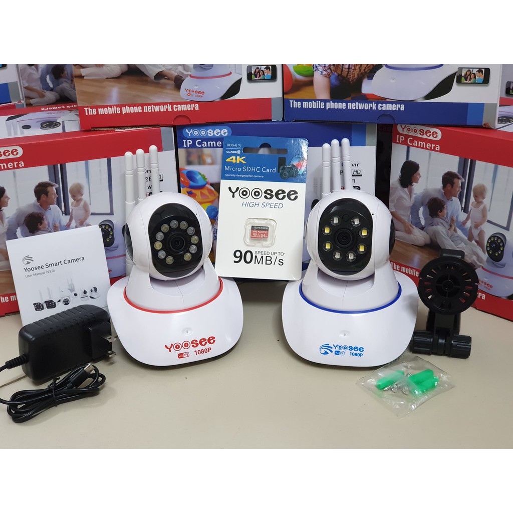 ( SLN 10 ) ( SLN 10 ) [Giá Siêu Rẻ ]Camera Yoosee Xoay 360 - Full HD 1080P, Có Kèm Thẻ Nhớ 32GB