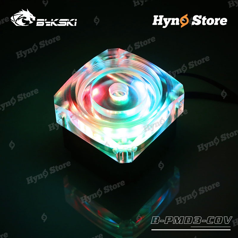 Bơm DDC COV 15W Bykski thiết kế mới liền tank OD60 CP-PMD3COV-X Tản nhiệt nước custom - Hyno Store