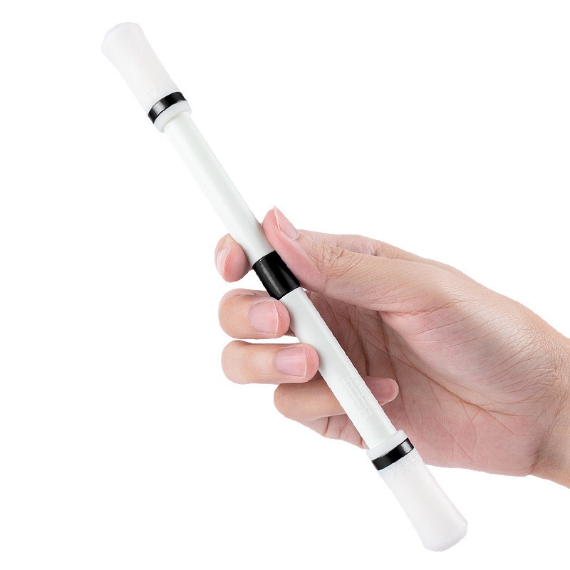 Bút Xoay Samurai Trắng/Đen Sáng Tạo Chống Rơi Chuyên Nghiệp Cho Học Sinh