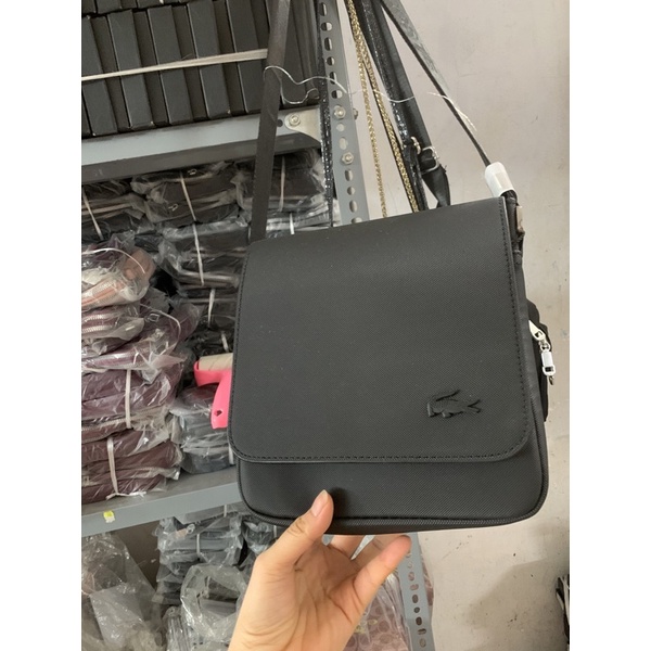 Cặp đeo chéo,ipad đeo chéo nắp gập cá sấu cho nam hàng siêu cấp 1:1