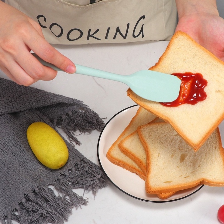 Dụng cụ nấu ăn, làm bánh nhà bếp màu xanh mint 5 món chịu nhiệt cao an toàn cho bé