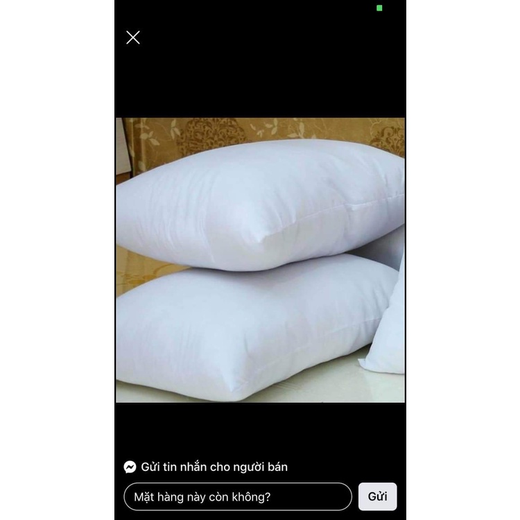 Ruột Gối Bông Hạt Trắng Cao Cấp