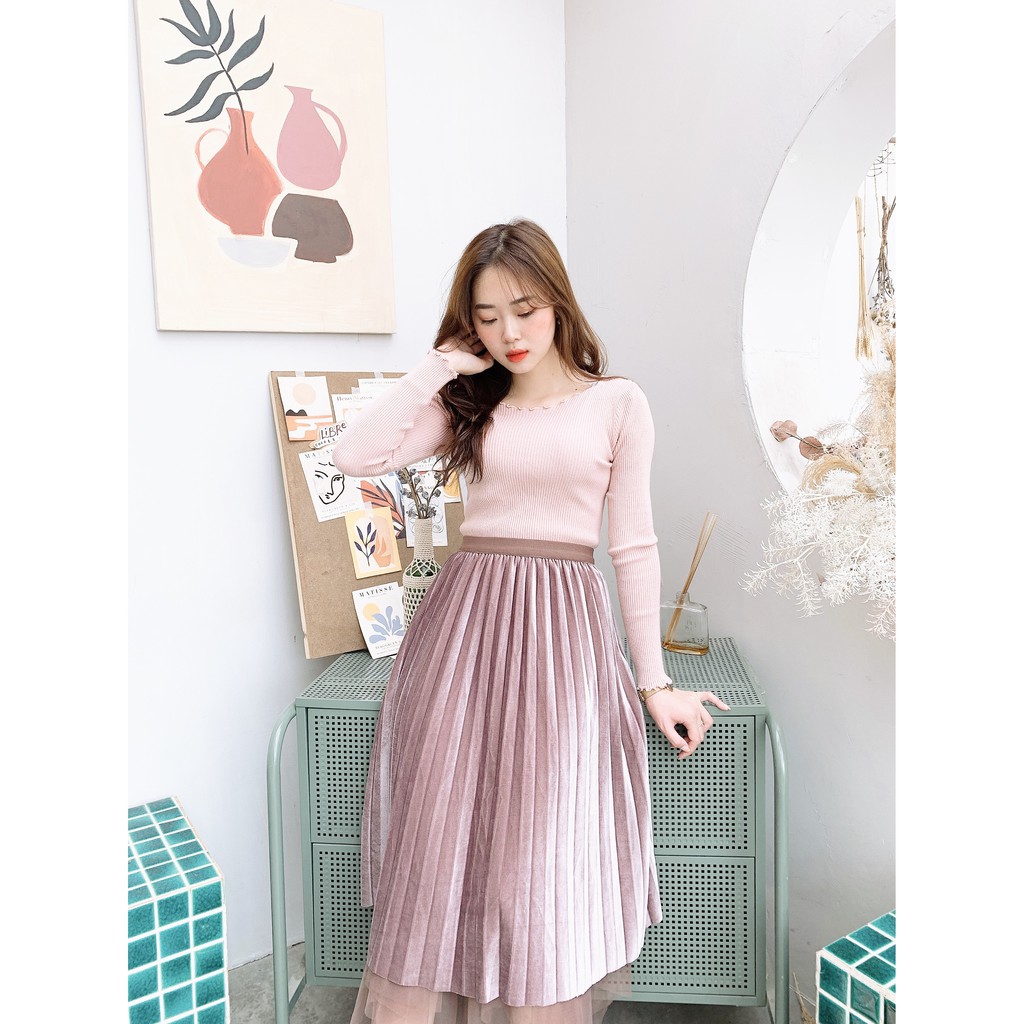 Áo len cuốn bèo Hàn Quốc 💘𝗙𝗿𝗲𝗲𝗦𝗵𝗶𝗽 💘 bảng màu siêu Ngọt Ngào 𝐿𝑒𝑛 𝑙𝑜̂𝑛𝑔 𝑐𝑢̛̀𝑢 💘🌺 | BigBuy360 - bigbuy360.vn