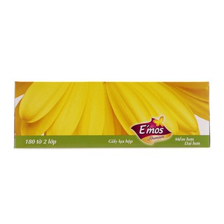 COMBO 4 HỘP KHĂN GIẤY LỤA 2 LỚP EMOS