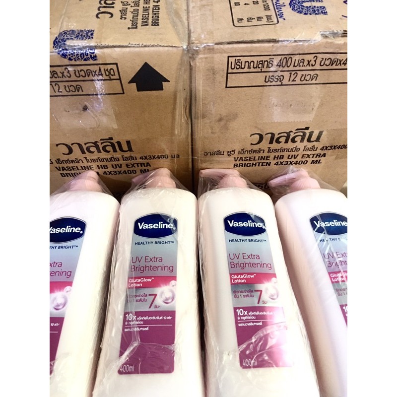 💐(Mẫu mới) Dưỡng thể Vaseline Healthy Lightening 10X chống UV Thái Lan 380ml | BigBuy360 - bigbuy360.vn