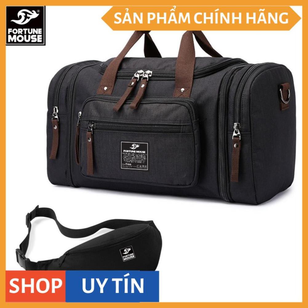 [MUA 1 TẶNG 1] Túi xách du lịch cỡ lớn 8642 TẶNG túi đeo hông , túi đeo ngực thời trang Fortune Mouse KQ195 | BigBuy360 - bigbuy360.vn