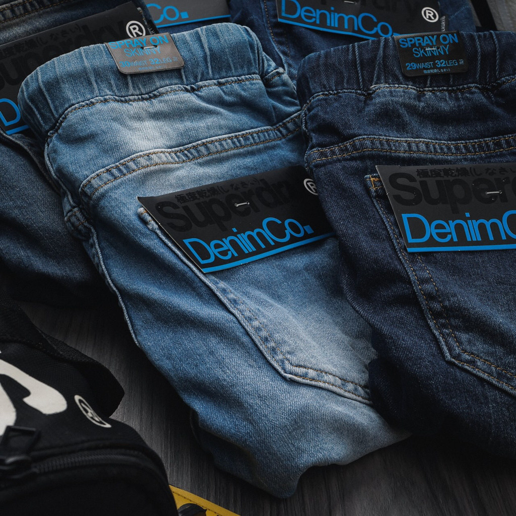 NOBITA HOME - SHORTS JEAN LƯNG THUN SUPERDRY