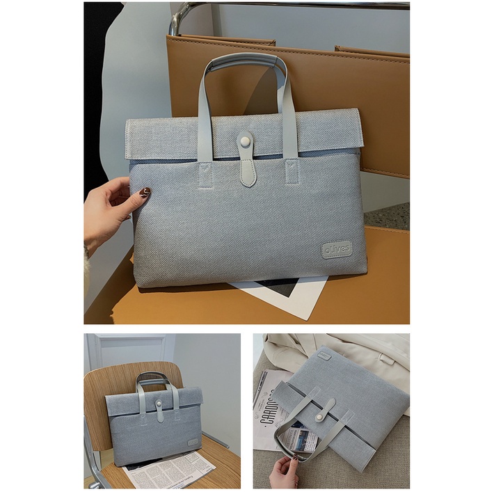 Túi Xách Đựng Laptop Macbook Air Pro13 14 15.6inch Thiết Kế Đơn Giản Cho Nam Nữ