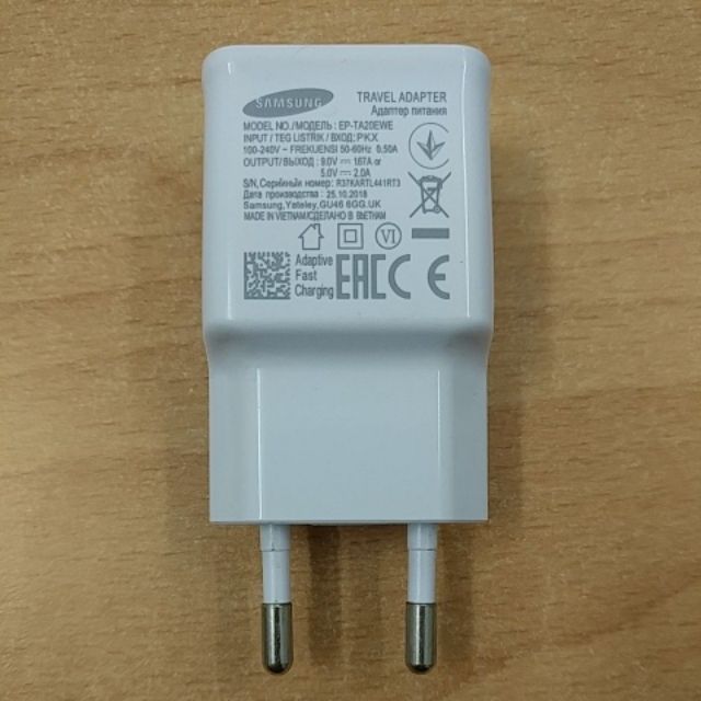 [Chính hãng] Củ sạc Samsung có hỗ trợ sạc nhanh 2 màu trắng/đen (bảo hành 1 năm)